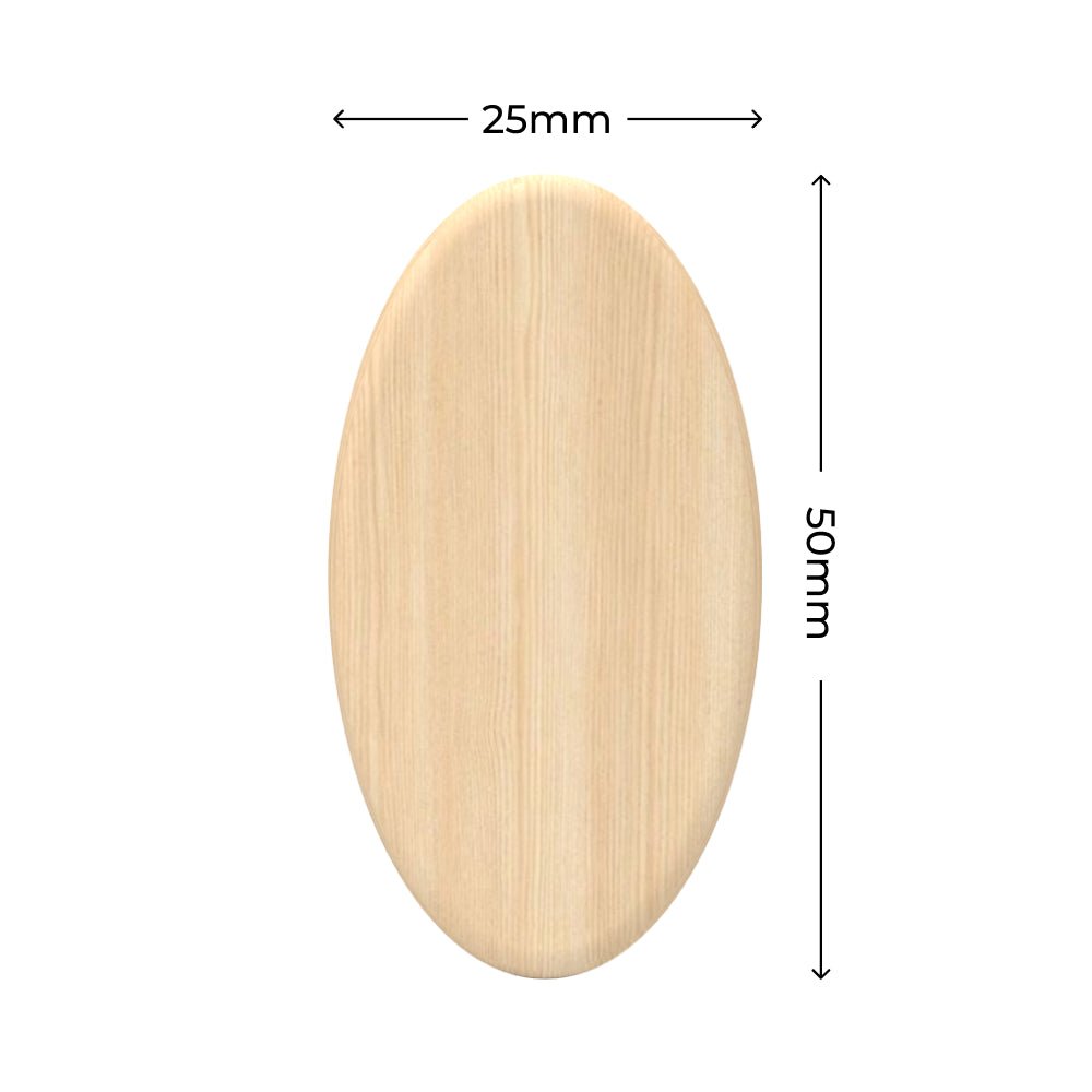 Multi-Shape Wooden Keychain