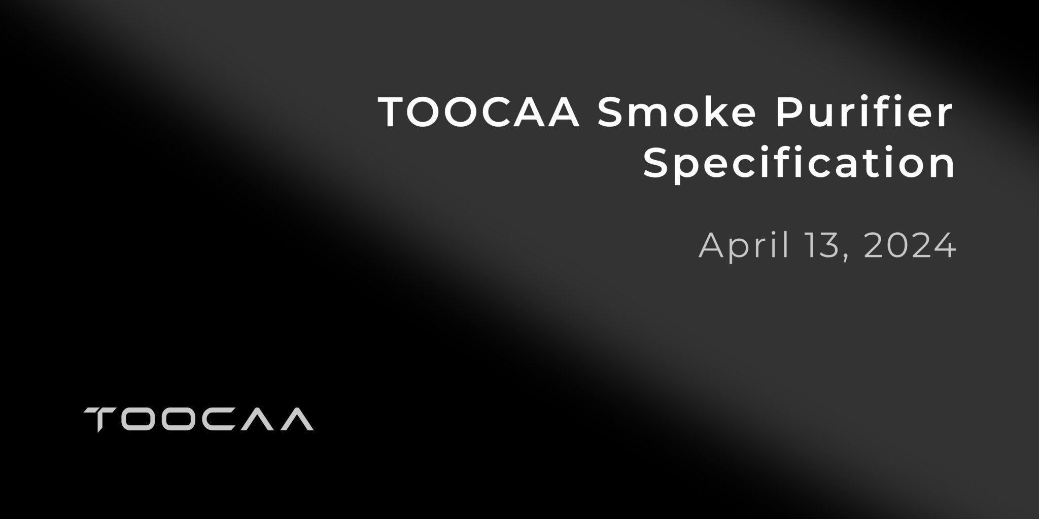 TOOCAA Smoke Purifier Specification