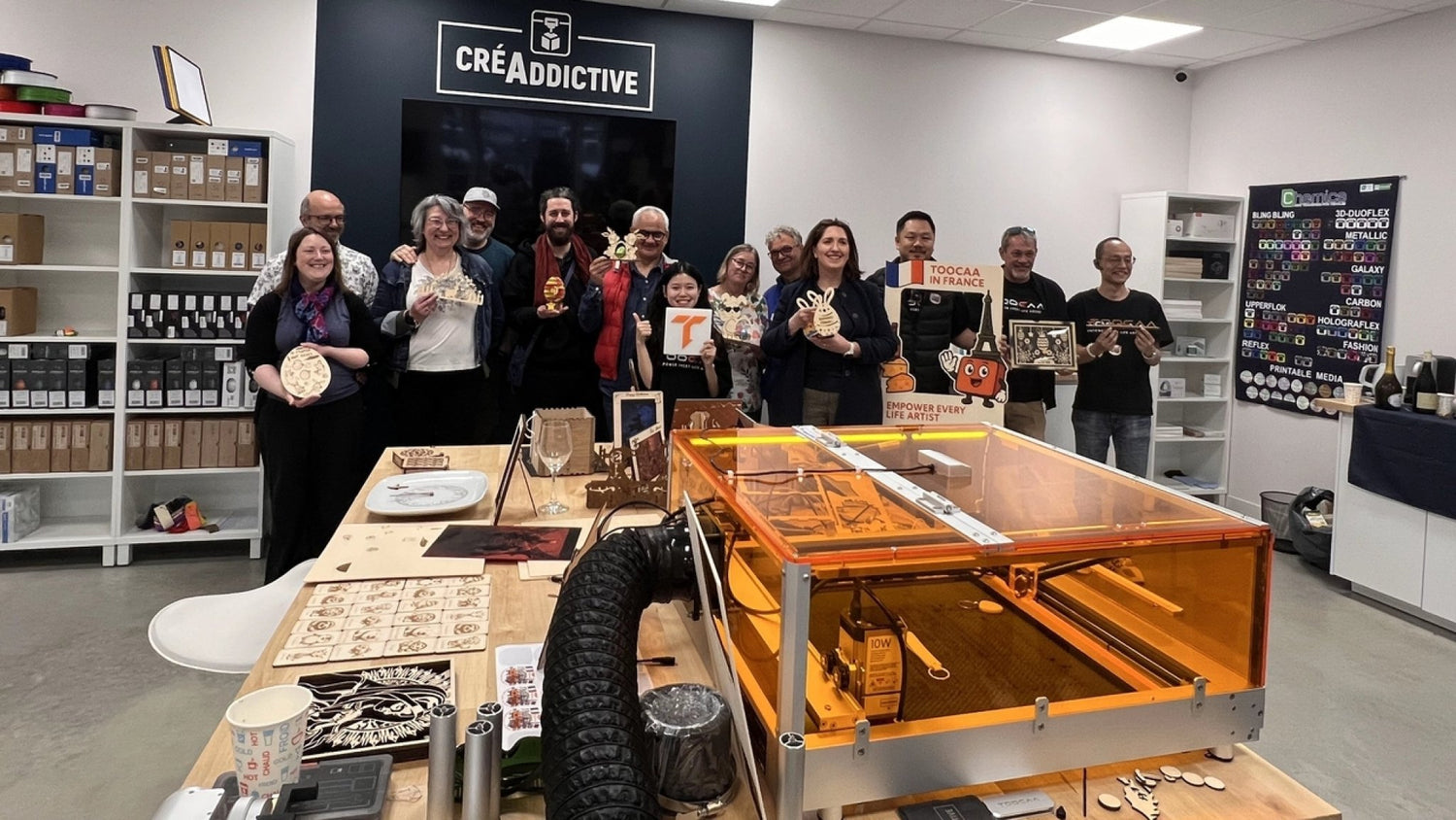 TOOCAA x CréAddictive Easter event