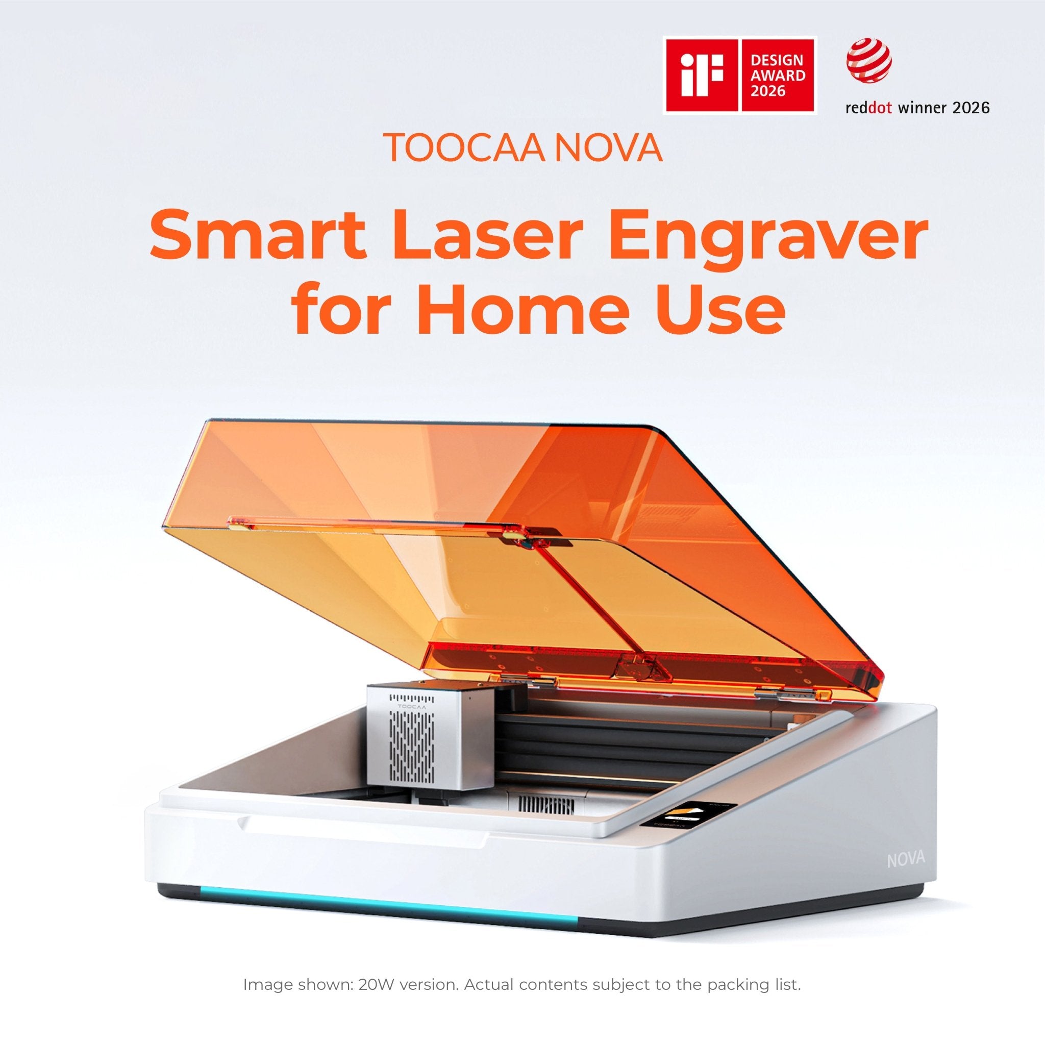 TOOCAA NOVA: The AI-Powered Laser Engraver with Class 1 Safety for Effortless Desktop Creation