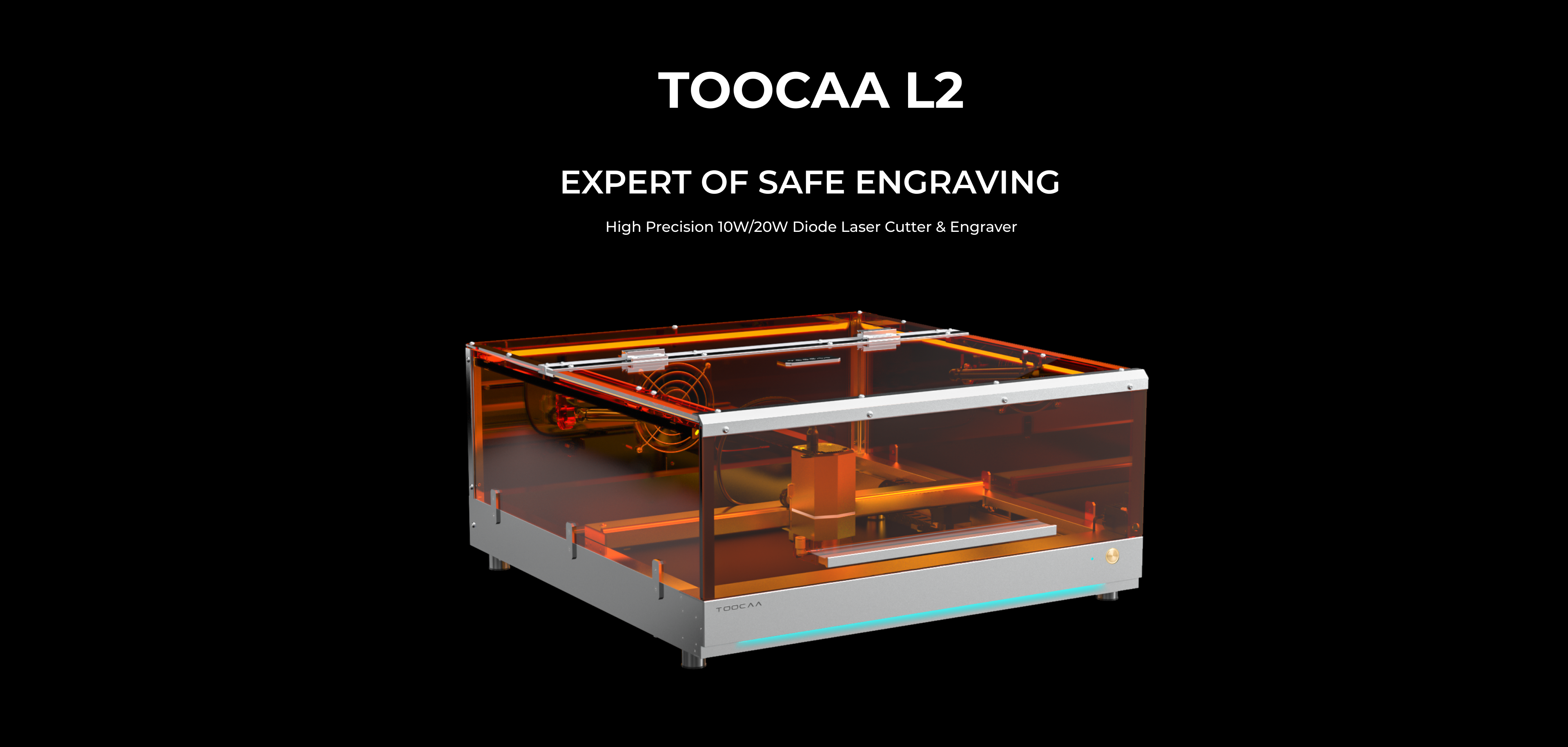 TOOCAA L2 Laser Engraver Cutter - High Precision and Efficiency