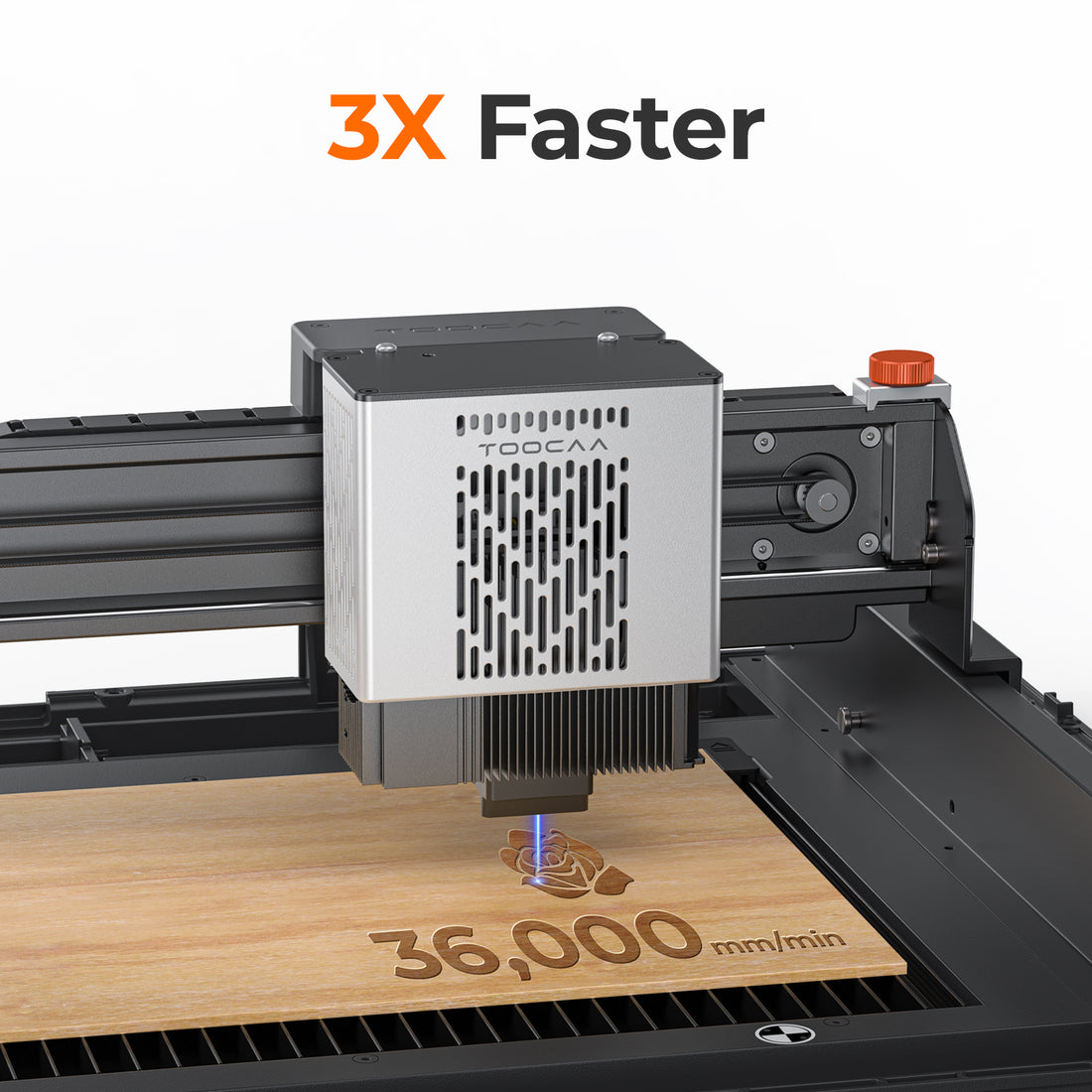 36.000 mm/min Graviergeschwindigkeit