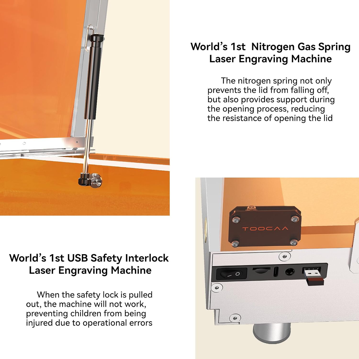 TOOCAA L2 40W/20W/10W Enclosed Laser Engraver & Cutter