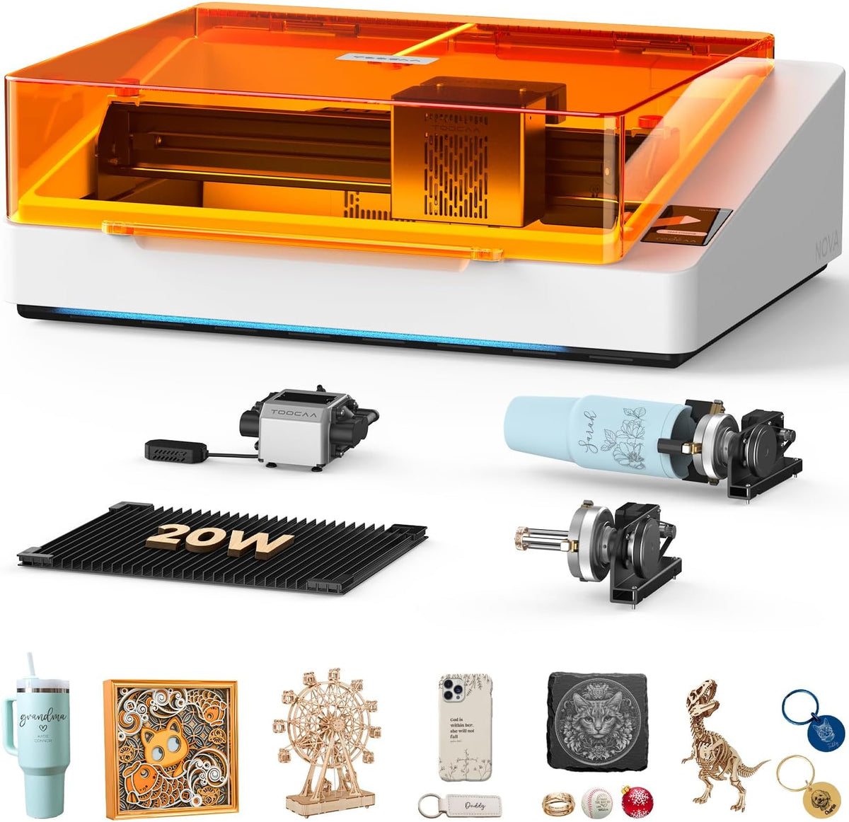 TOOCAA NOVA Laser Cutter Engraver with AI Camera