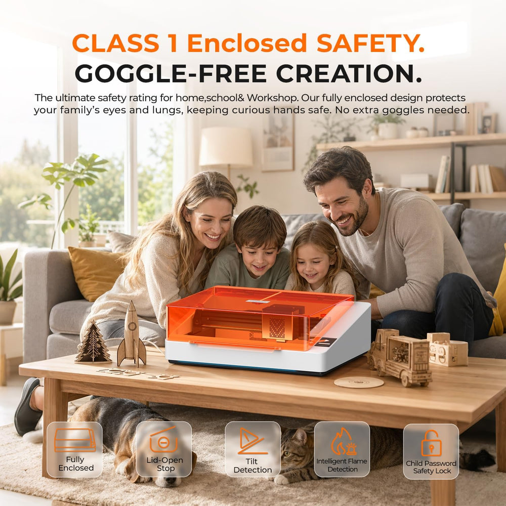 TOOCAA NOVA Laser Cutter Engraver with AI Camera