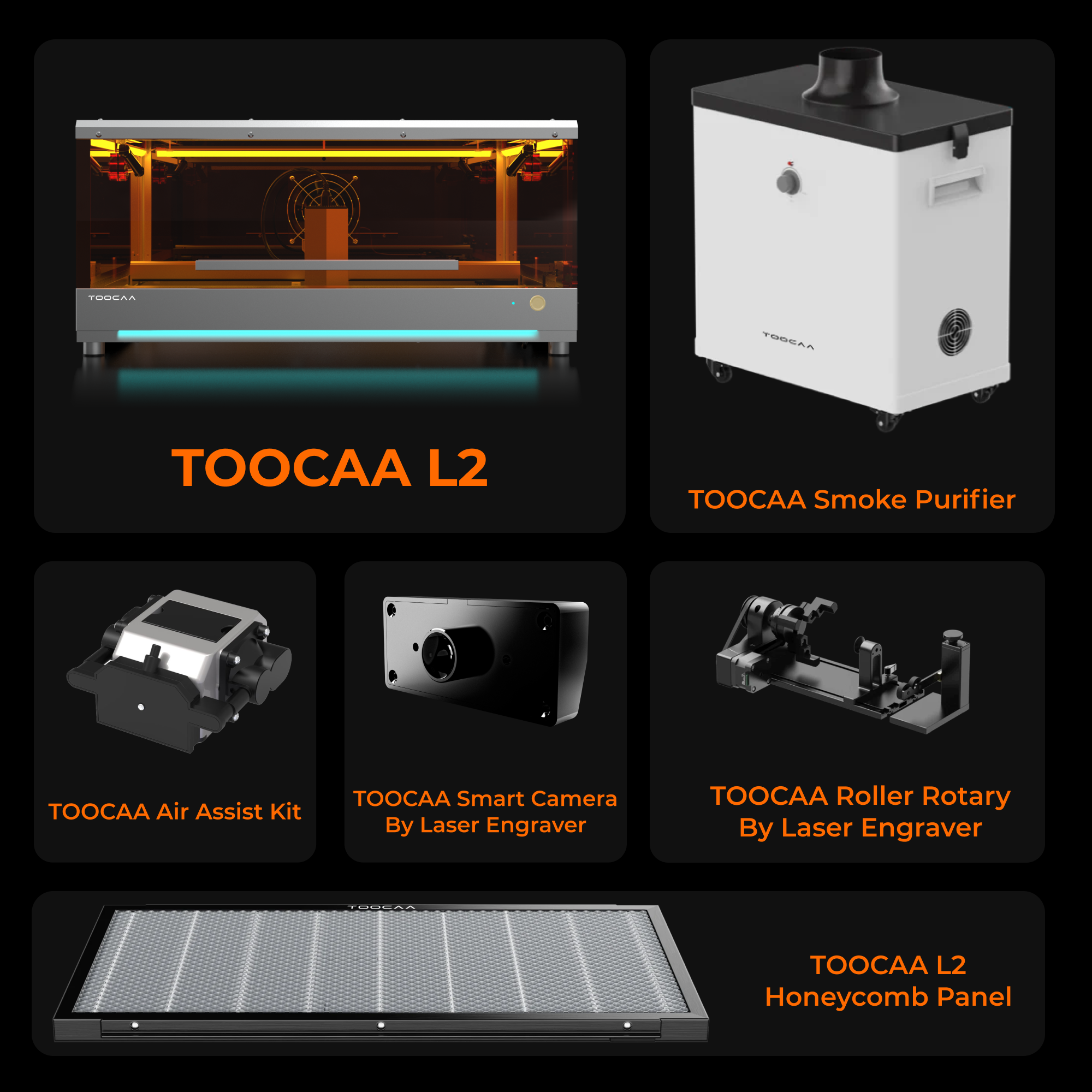 TOOCAA L2 Laser Engraver Cutter - High Precision and Efficiency