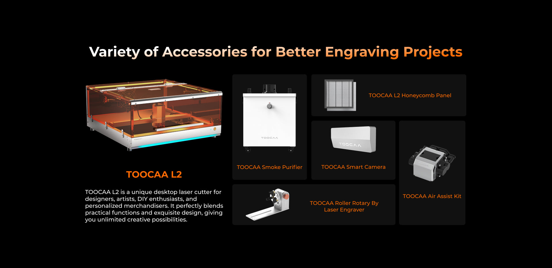 TOOCAA Laser Engraver 20W Advanced Bundle | why.gr