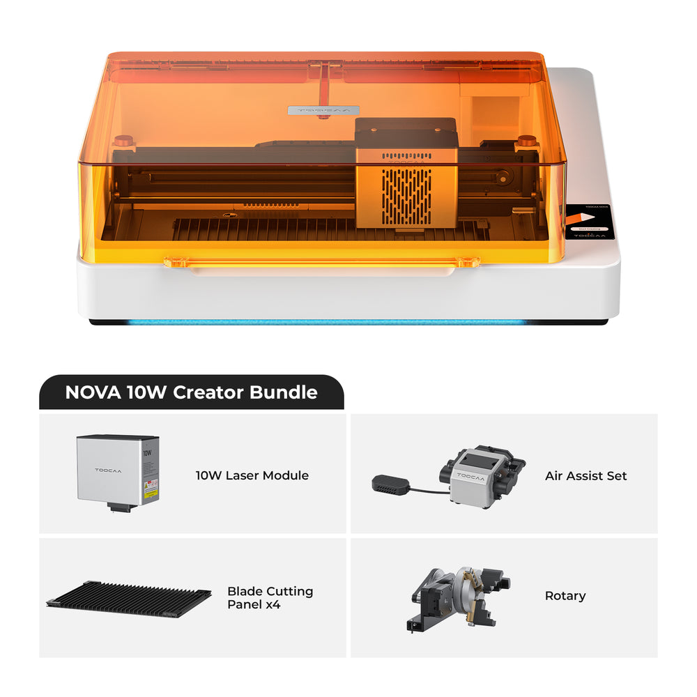 TOOCAA NOVA Laser Cutter Engraver with AI Camera
