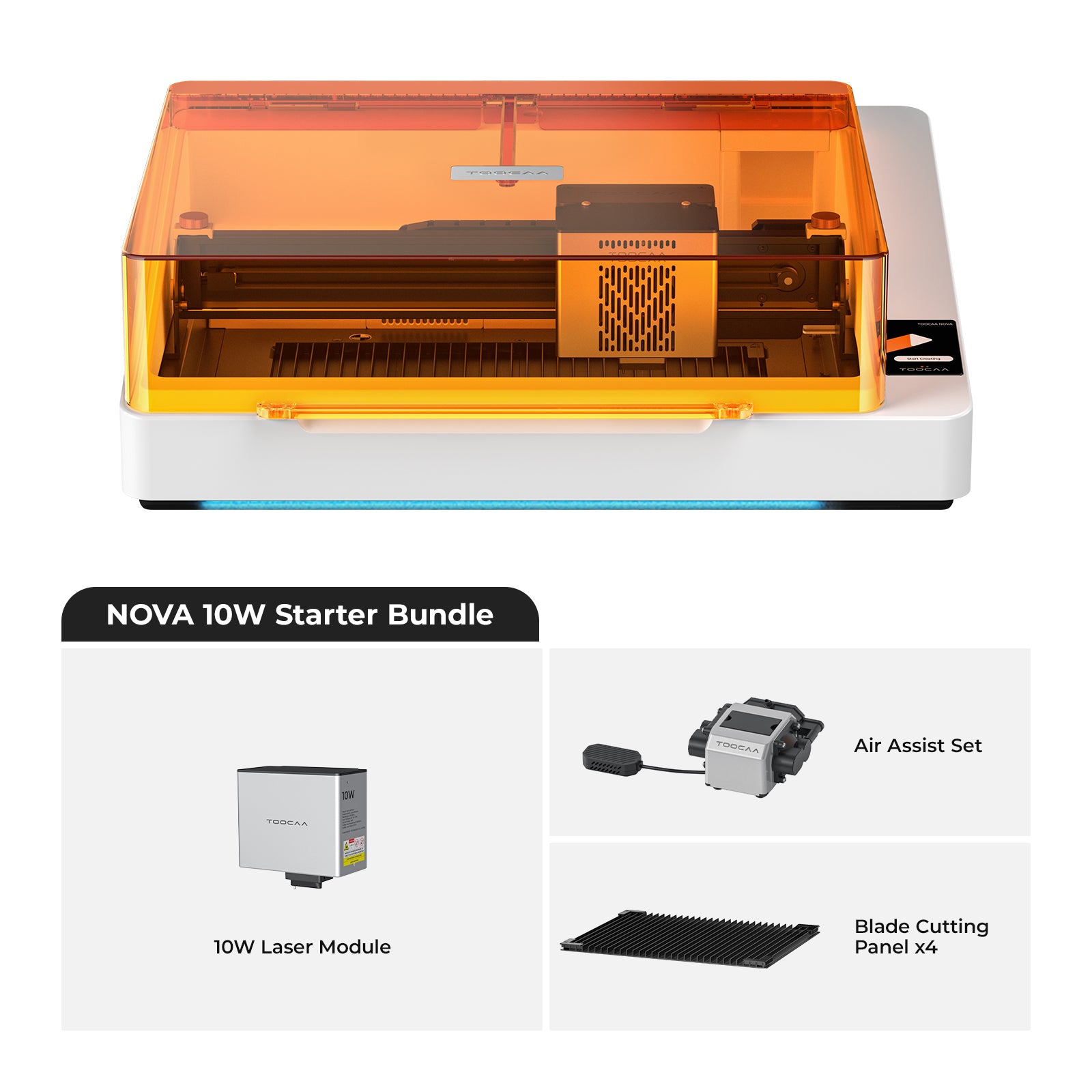 TOOCAA NOVA Smart Laser Engraver for Effortless Desktop Creation