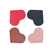 PU Leather Heart Corner Bookmarks for Laser Engraving