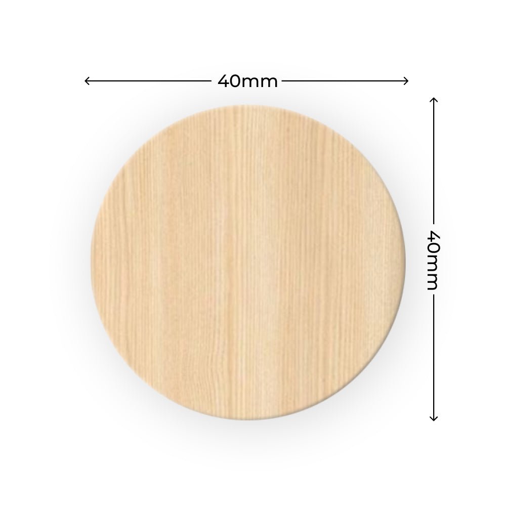 Multi-Shape Wooden Keychain