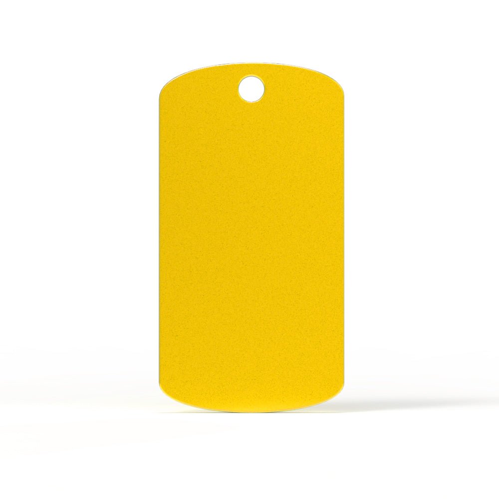 Colorful Aluminum Engraving Army Tag