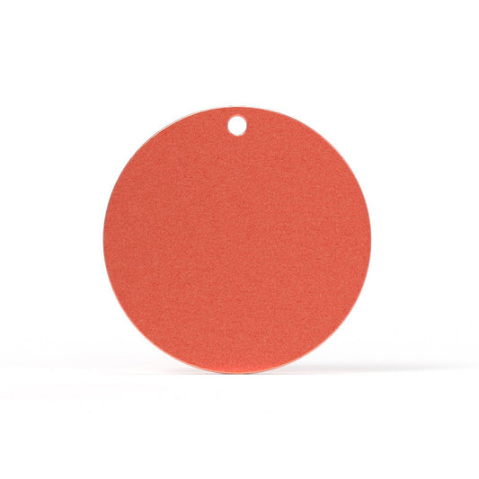 Colorful Aluminum Engraving Round Tag