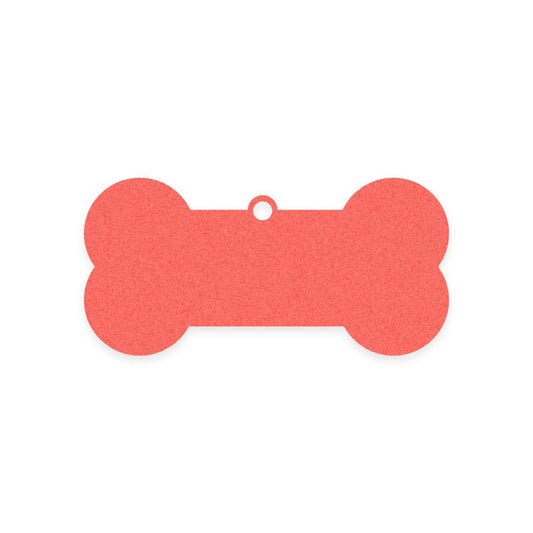 Colorful Aluminum Engraving Dog Bone Tag
