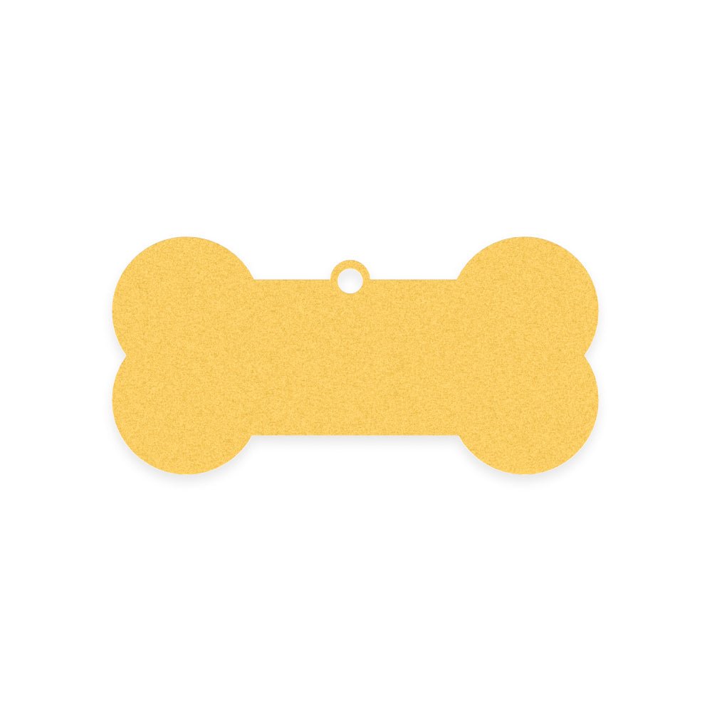 Colorful Aluminum Engraving Dog Bone Tag