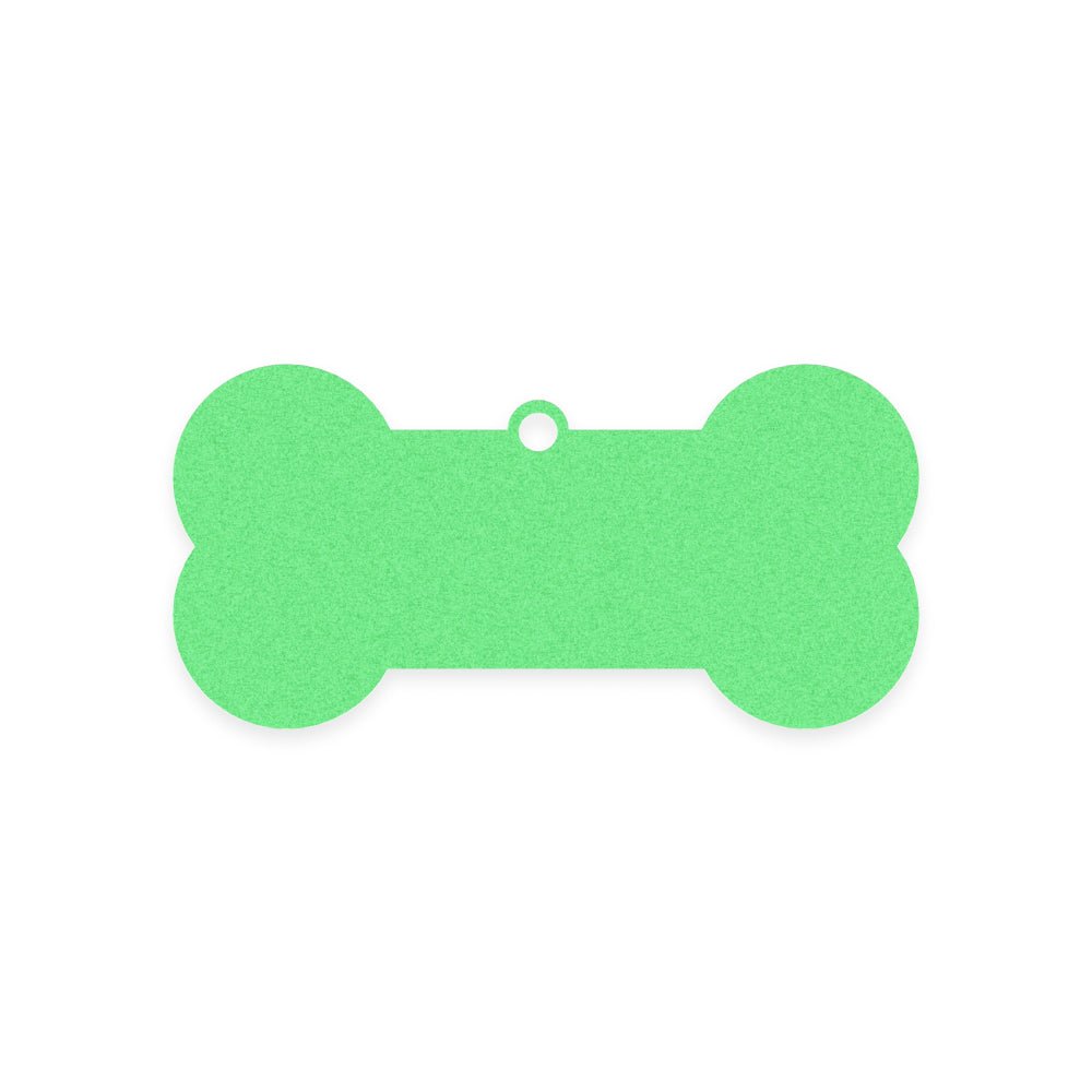 Colorful Aluminum Engraving Dog Bone Tag