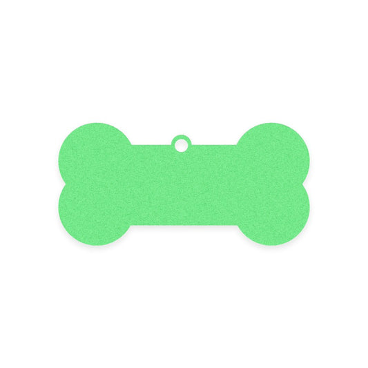 Colorful Aluminum Engraving Dog Bone Tag