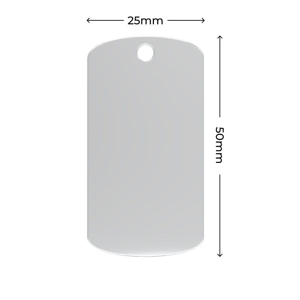 Stainless Steel Army Tag