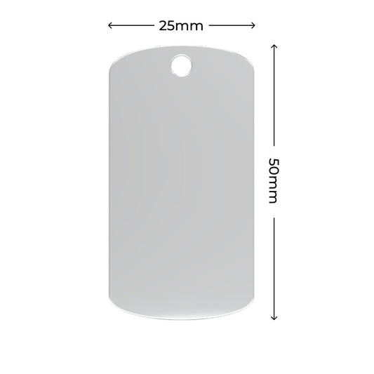 Stainless Steel Army Tag