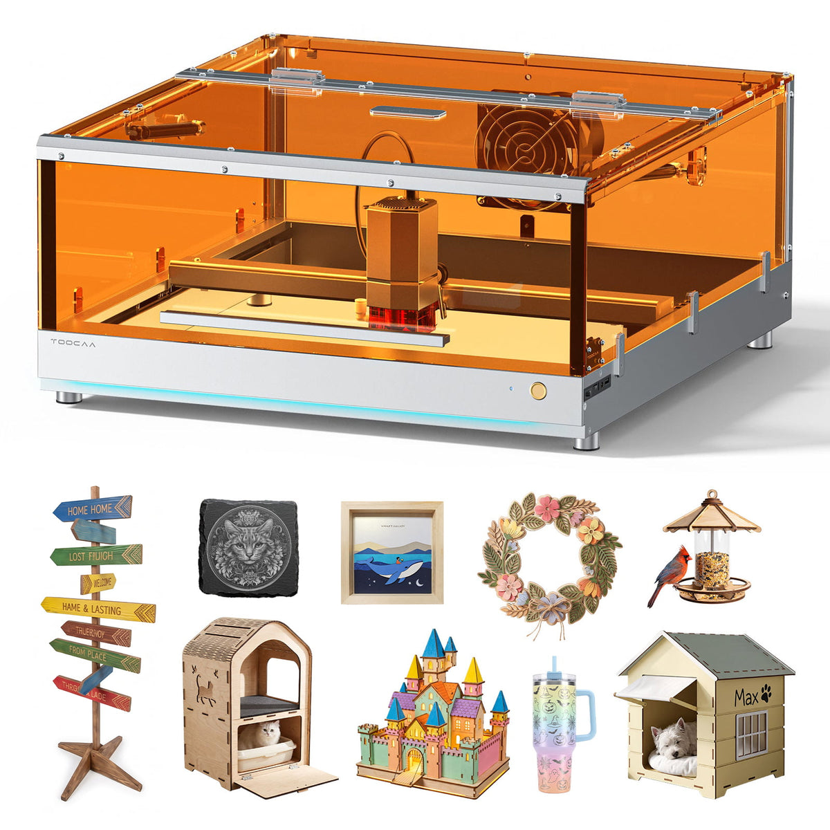 TOOCAA L2 Fully Enclosed Laser Engraver and Cutter
