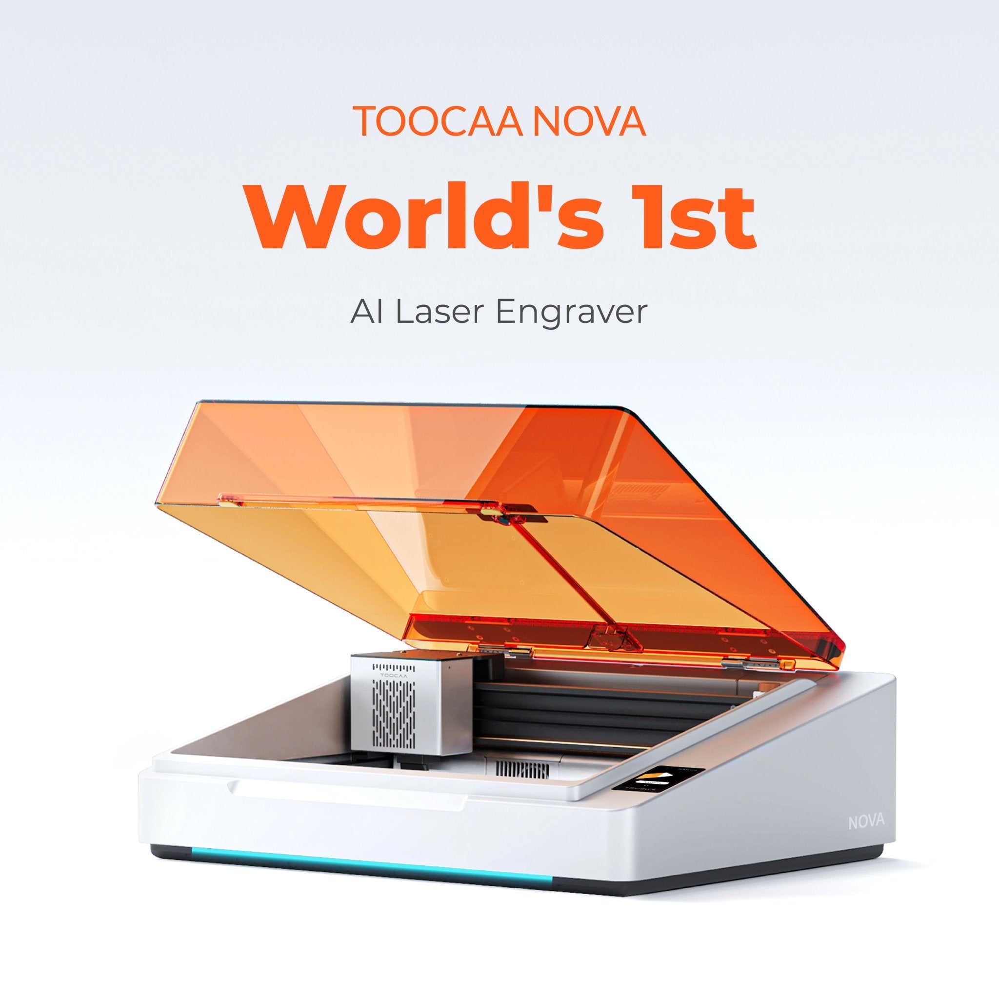 TOOCAA NOVA: The AI-Powered Laser Engraver with Class 1 Safety for Effortless Desktop Creation