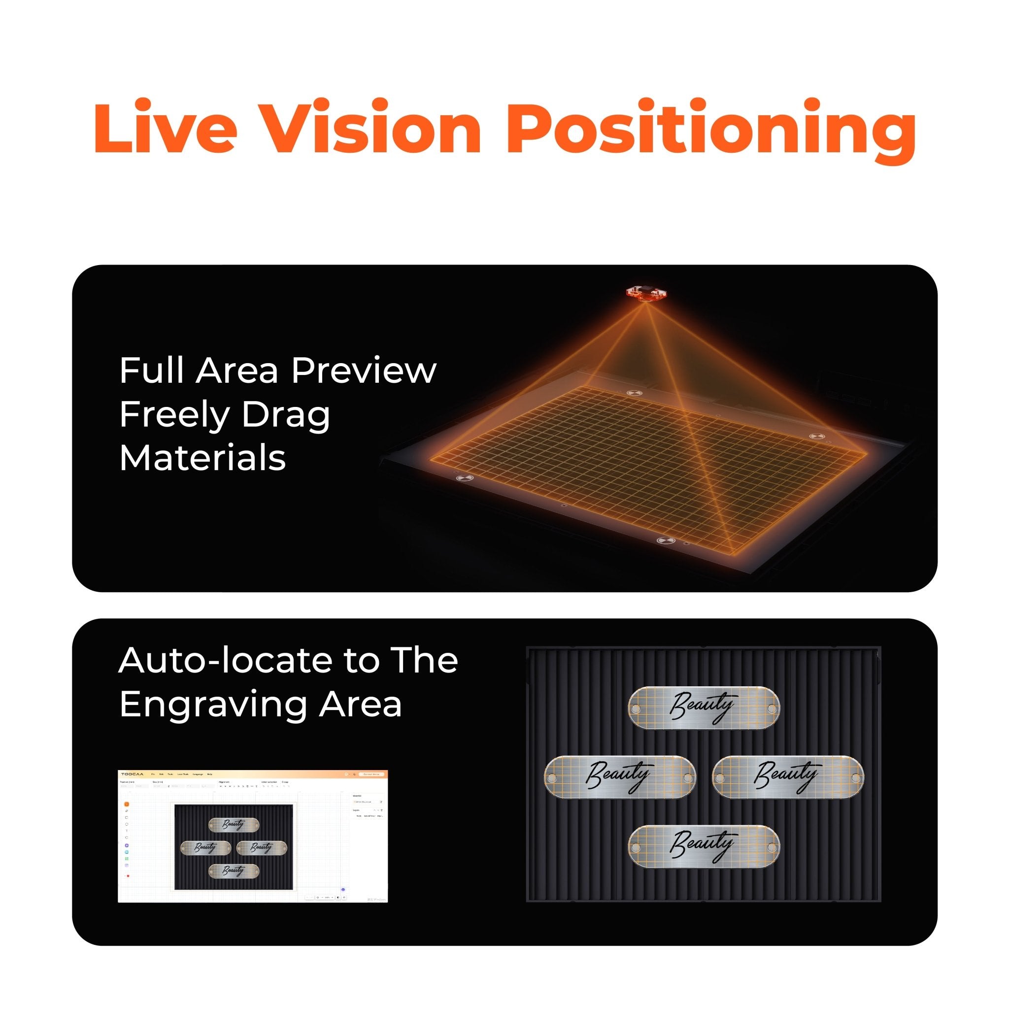 TOOCAA NOVA: The AI-Powered Laser Engraver with Class 1 Safety for Effortless Desktop Creation