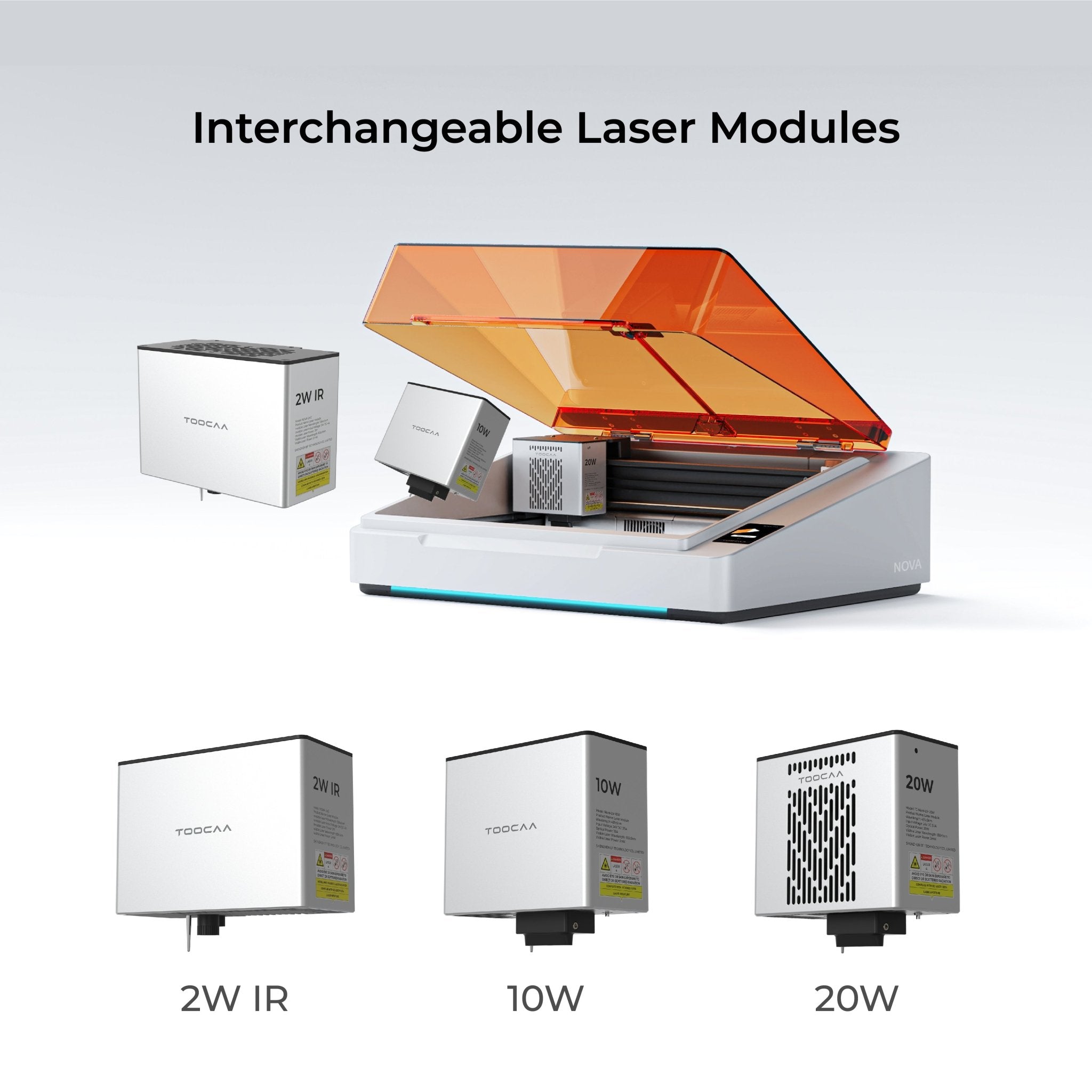 TOOCAA NOVA: The AI-Powered Laser Engraver with Class 1 Safety for Effortless Desktop Creation